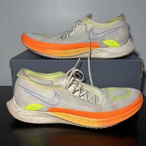 Nike ZoomX Streakfly Mens Size 11.5 Running Shoes Sail Total‎ Orange FN3435-148